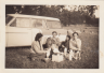 Evelyn and family pinic ( back row on Left with Margaret and Bertha, front row Lynette and Sharon